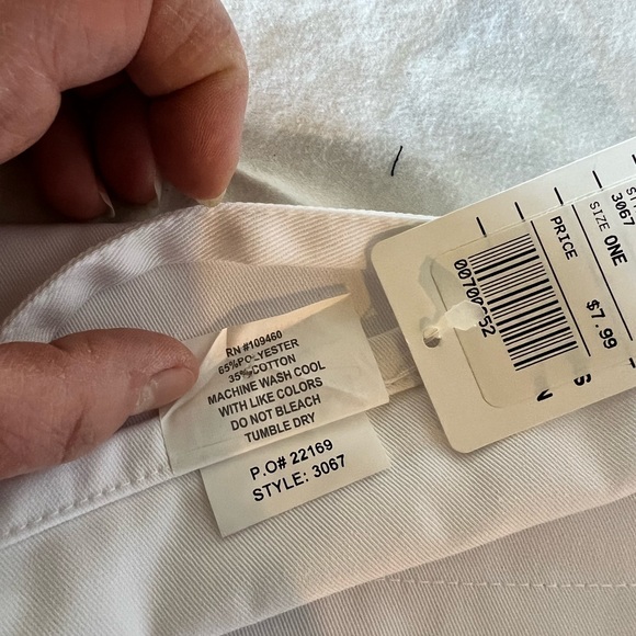 2 White 3 Pocket Waitress Aprons - Picture 5 of 5